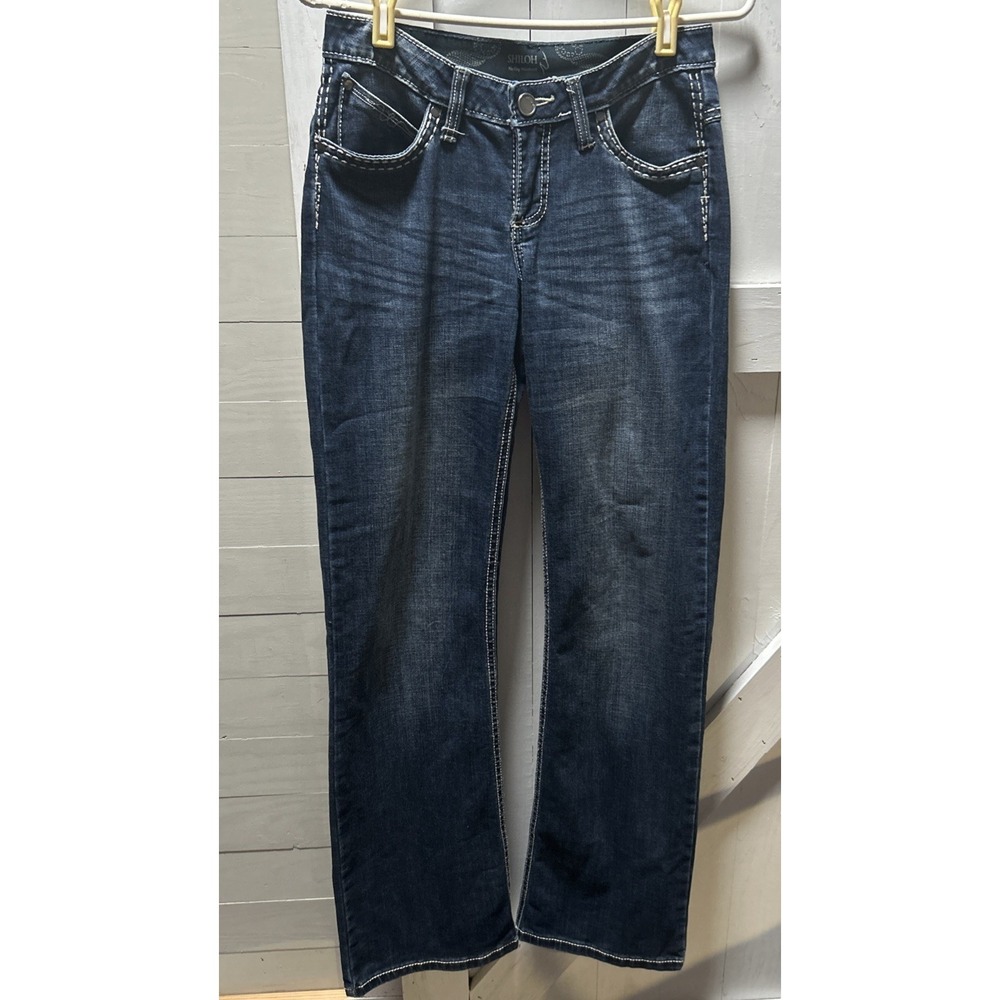 Wrangler Shiloh No Gap Waistband Women's Jeans Size 3/4x34 Boot Cut